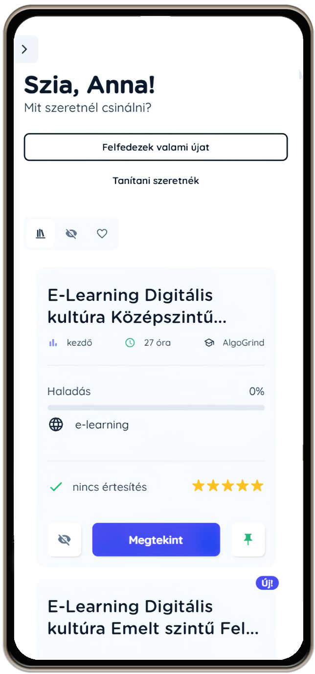 Digitális kultúra tanulási platform